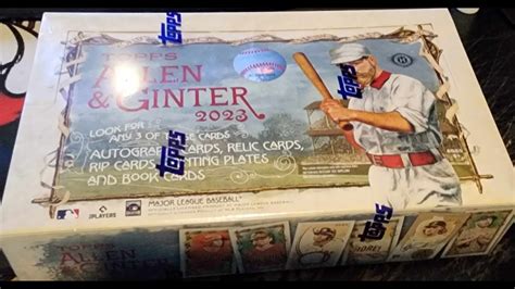 Topps Allen Ginter Hobby Box Huge Hits Youtube