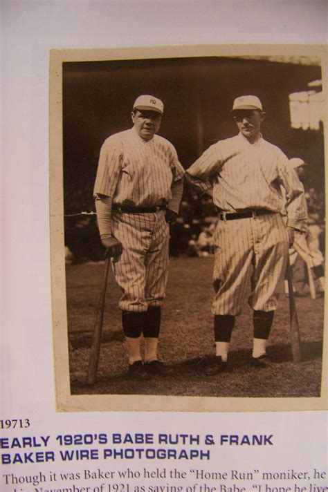 Babe Ruth And Frank Home Run Baker Babe Ruth Baseball Guys Homerun