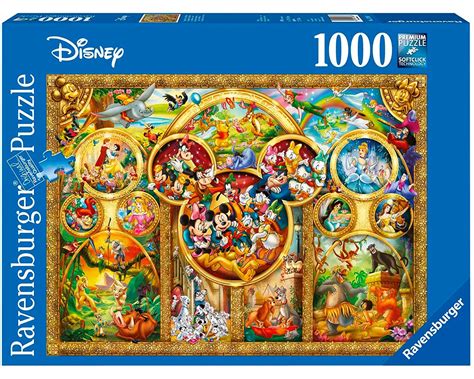 Rompecabezas Ravensburger Los Mejores Temas De Disney Con 1000 Piezas