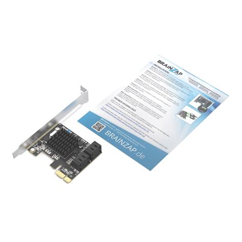 BS PCIE SATA3 4P BRAINZAP 4 Port PCIe X1 Zu SATA III SATA 3 6 GBIT