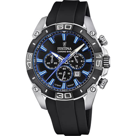 RELOJ FESTINA CHRONO BIKE 2021 F20544 2 NEGRO CORREA DE CAUCHO HOMBRE