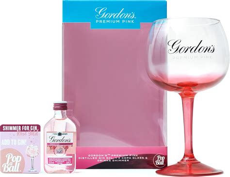 Gordon S Pink Gin Gift Set Includes Official Gordon S Pink Copa Gin