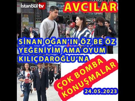 Bakın Sinan OĞAN ın Öz Be Öz Yeğeni Kime Oy Verecek YouTube