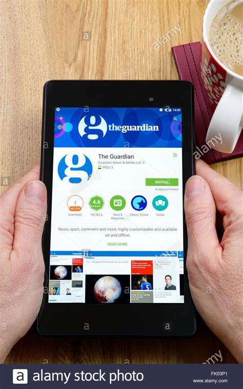 Guardian Newspaper App High Resolution Stock Photography And Images Alamy