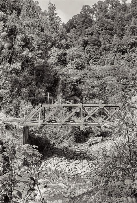 Orongorongo River Tram Bridge Wainuiomata Waterworks C1985 Flickr