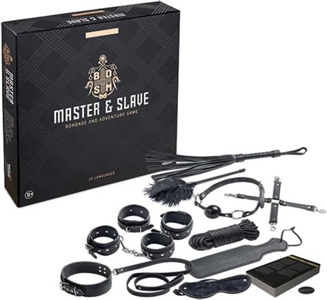 Tease And Please Master And Slave Edition Deluxe Bondage Game Bdsm Couples Games With 12 Sex Toys