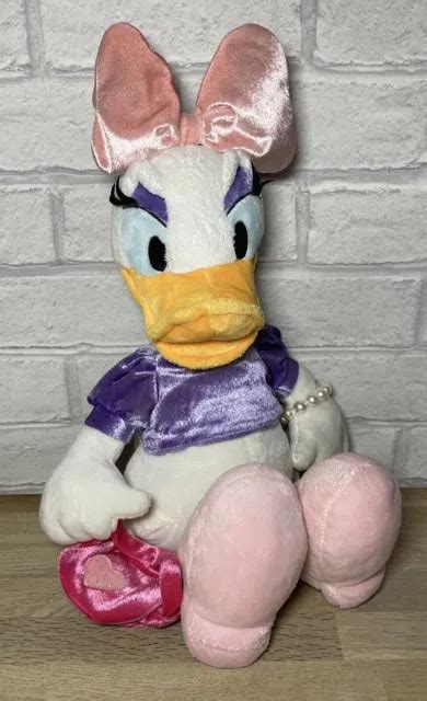 Disneyland Resort Paris Daisy Duck Plush Soft Toy Hand Bag Approx