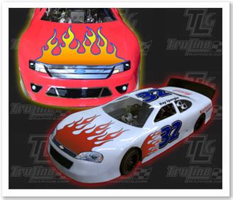 RC Decals - Truline Graphics - RC Racing Decals Grills and Numbers