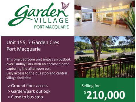 Garden Village Port Macquarie - Properties for Sale - Downsizing