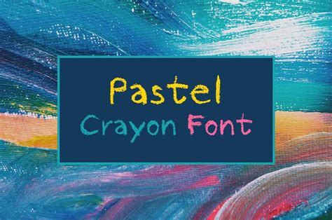25+ Crayon Fonts to Color Your Designs - The Designest