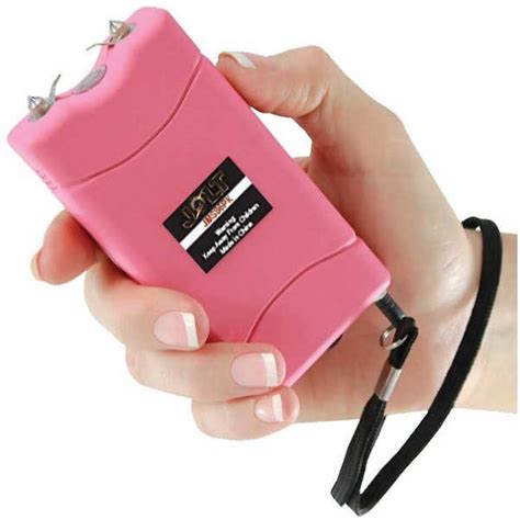 Jolt Mini Million Volt Rechargeable Stun Gun With Flashlight