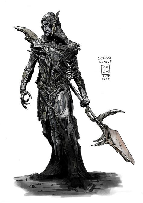 Corvus Glaive By Zachbobbob On Deviantart