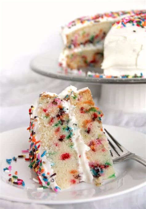 Funfetti Cake From A Simple Recipe You Will Love How Easy This Is