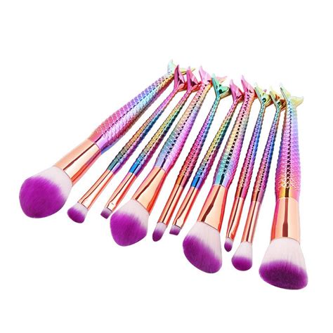 These Look So Beautiful Pcs Mermaid Makeup Brush Set Mylitter