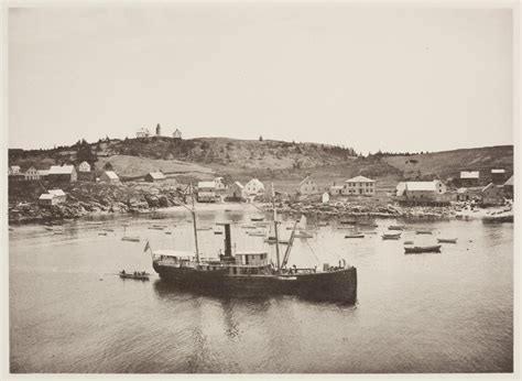 View Of Monhegan Island Monhegan Island Maine Undated Historic New