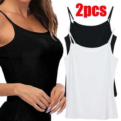 Women Sling Vest Summer Girls Sexy Strap Cotton Camisoles Crop Tops