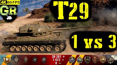 World Of Tanks T29 Replay 8 Kills 3 4k Dmg Patch 1 4 1 Youtube