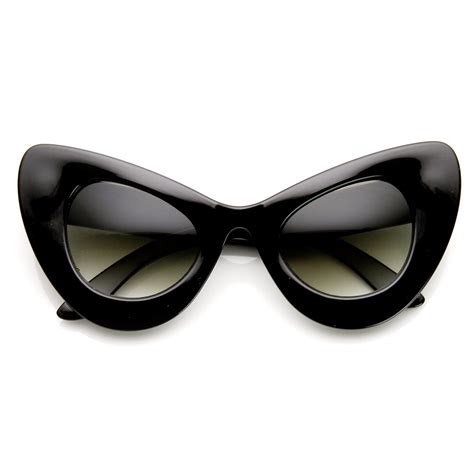 High Fashion Bold Oversized Womens Cat Eye Sunglasses Sunglass La