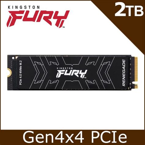 Kingston 金士頓 FURY Renegade 2TB PCIe 4 0 NVMe M 2 SSD SFYRD 2000G