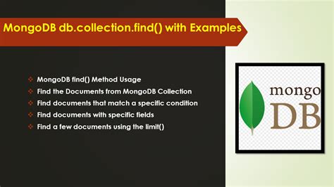 MongoDB Db Collection Find With Examples Spark By Examples