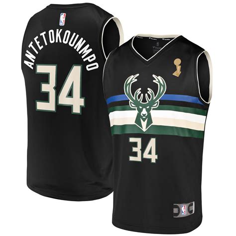 Giannis Antetokounmpo 34 Milwaukee Bucks Statement Jersey All