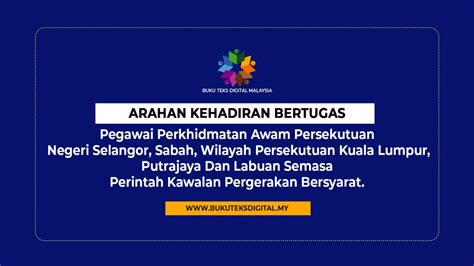 Keberadaan 30 Penjawat Awam Selebihnya Bekerja Dari Rumah Bdr