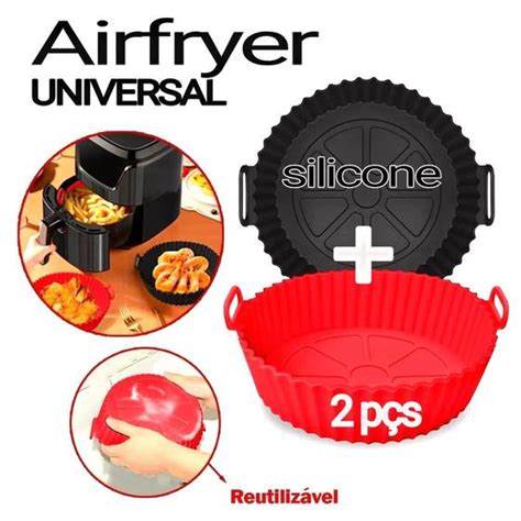 Air Fryer Oster Cesta Forro Forma Protetor Cesto Silicone Airfryer