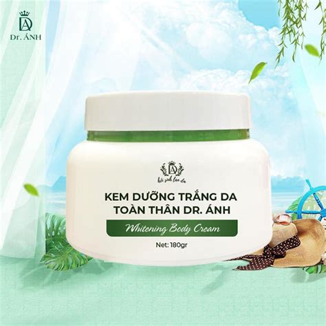 Mã BMTTC60 giảm đến 60K đơn 50K Kem Body Dưỡng Trắng Da Toàn Thân Dr