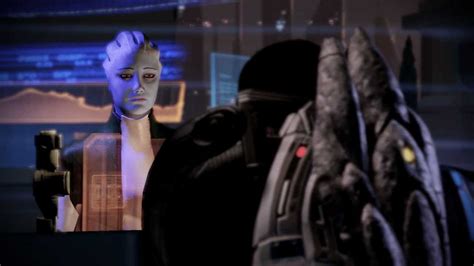 Mass Effect 2 Liara And M Shep Romance Meeting Liara On Illium Youtube