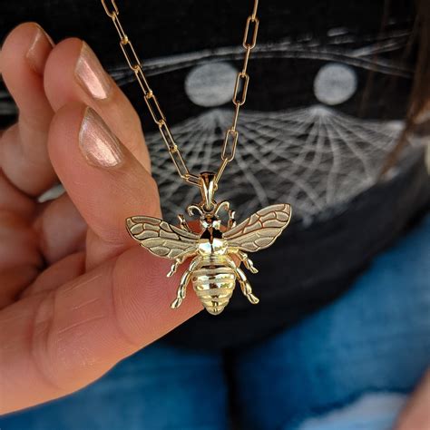 Bee Pendant Necklace