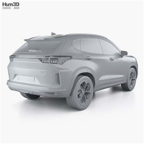 Exeed Lx 2025 3d Model Download Crossover Suv On
