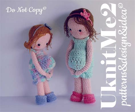 Doll Amigurumis Crochet Pattern Pregnant Mother Or Not Etsy