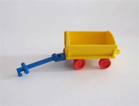 PLAYMOBIL 1508 ENFANTS Petit Chariot Jaune Bleu Orange EUR 1 70