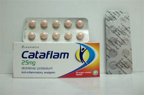 Cataflam 25mg 20 Tablets Order Now Vezeeta Pharmacy