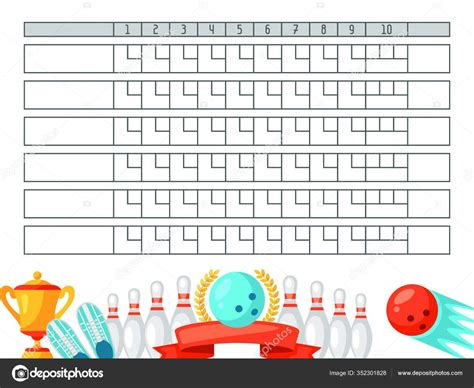 Free Printable Bowling Score Sheet Templates At Bowling Off