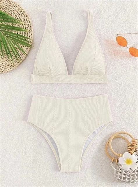 New European And American AliExpress Bikini Solid Color Backless Sexy Bikini Swimsuit Women