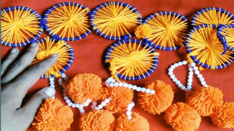 How To Make Bangle Toran Design Hand Embroidery Gateparda Youtube