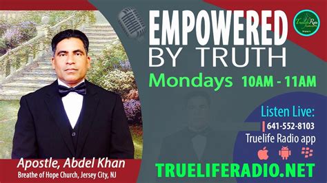 Empowered By Truth Apostle Abdel Khan Breath Of Hope Church