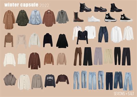 My Winter Capsule Wardrobe Seasons Salt