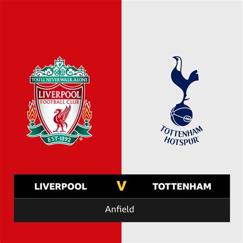 Liverpool V Tottenham Follow Live Bbc Sport