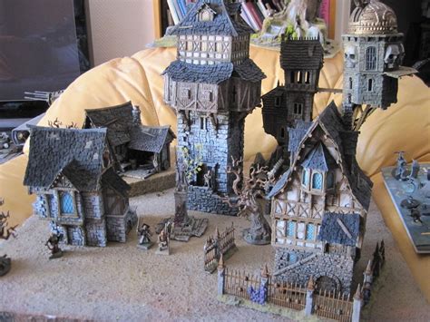 Old World Tabletop World Terrain Tower Village Village 2