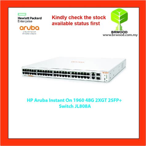 Hp Aruba Jl A Instant On G Xgt Sfp Switch Shopee Malaysia