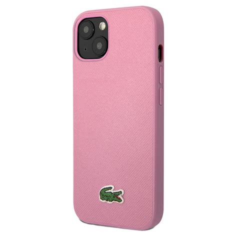 Lacoste IPhone 14 Geval Roze Dressinn