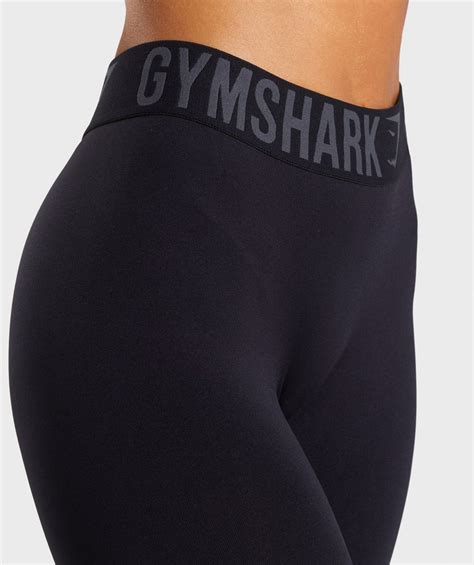 Gymshark Fit Cropped Leggings Blackblack Gymshark