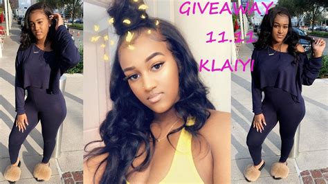 Klaiyi Hair Black Friday Giveawayopenandfair10 Winners Youtube