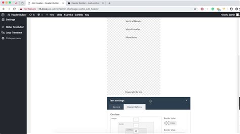 Create Vertical Header Visual Header Header Builder For Wordpress