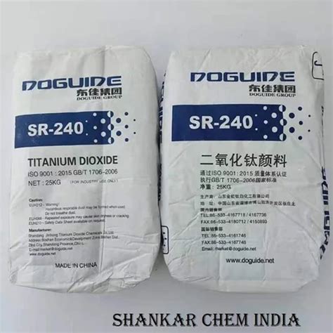 SR 240 Titanium Dioxide PP Bags 25 Kg At 235 Kg In New Delhi ID