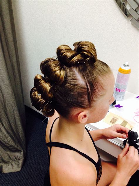 Rolled Bun Edgy Mohawk Great For A Dance Hairstyle Dance Hairstyles