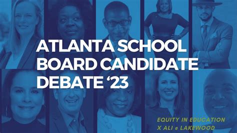 Atlanta School Board Candidate Debate W Dr Rashad Richey Youtube