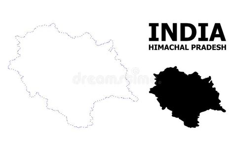 Himachal Map Outline Stock Illustrations – 122 Himachal Map Outline ...